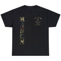 Custom Camo Masonic Square and Compass, Freemasonary Unisex T-Shirt S-5XL