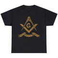 Faith Hope Charity Masonic Square and Compass, Freemasonary Unisex T-Shirt S-5XL