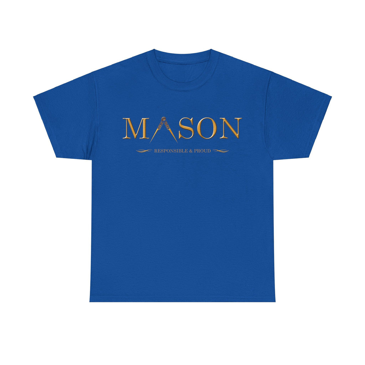Mason Responsible and Proud Masonic Freemasonary Unisex T-Shirt S-5XL - FUKAMASONIC