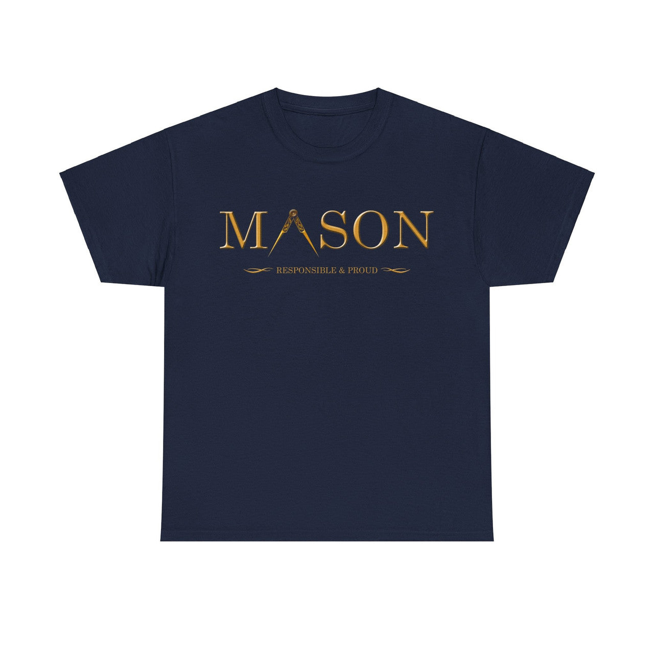 Mason Responsible and Proud Masonic Freemasonary Unisex T-Shirt S-5XL - FUKAMASONIC