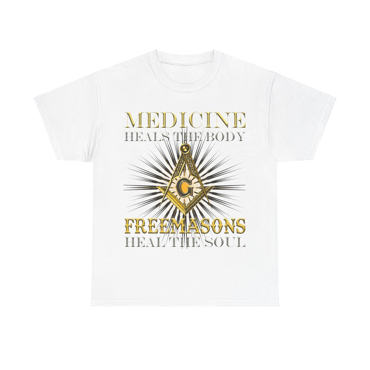 Freemason Heal The Soul Masonic Freemasonary Unisex T-Shirt - FUKAMASONIC