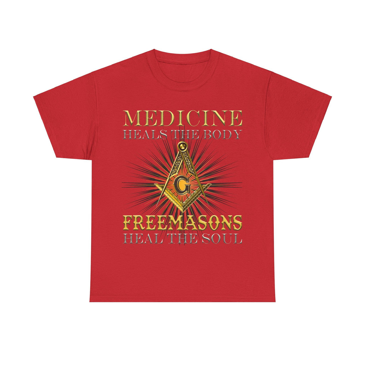 Freemason Heal The Soul Masonic Freemasonary Unisex T-Shirt - FUKAMASONIC