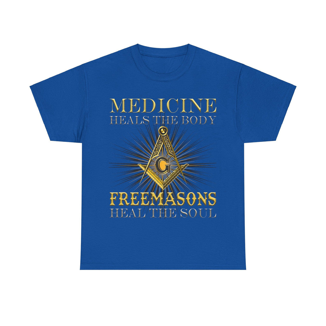 Freemason Heal The Soul Masonic Freemasonary Unisex T-Shirt - FUKAMASONIC