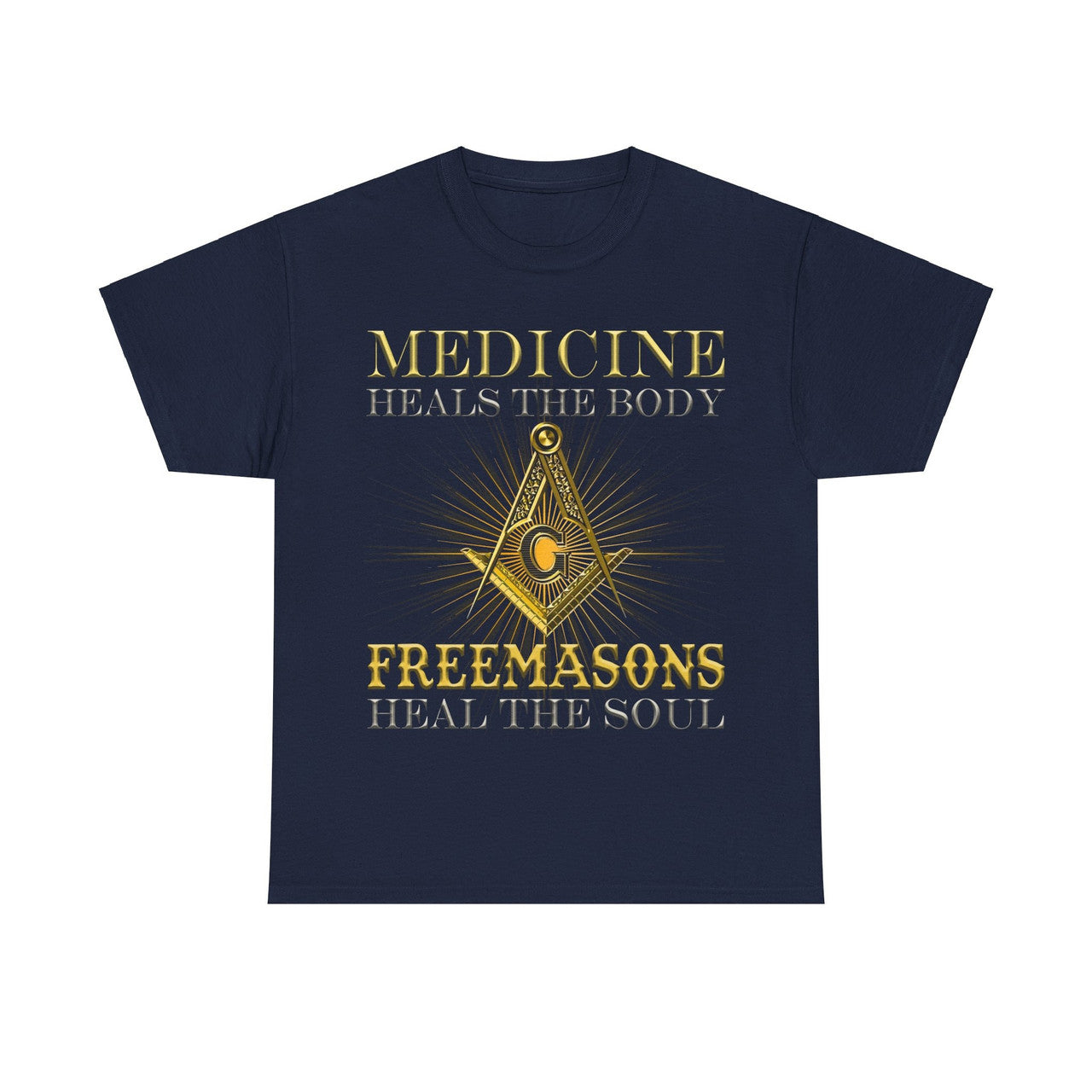 Freemason Heal The Soul Masonic Freemasonary Unisex T-Shirt - FUKAMASONIC