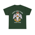 Customized Scottish Rite 33 Degree Emblem Masonic Unisex T Shirt S-5XL - FUKAMASONIC