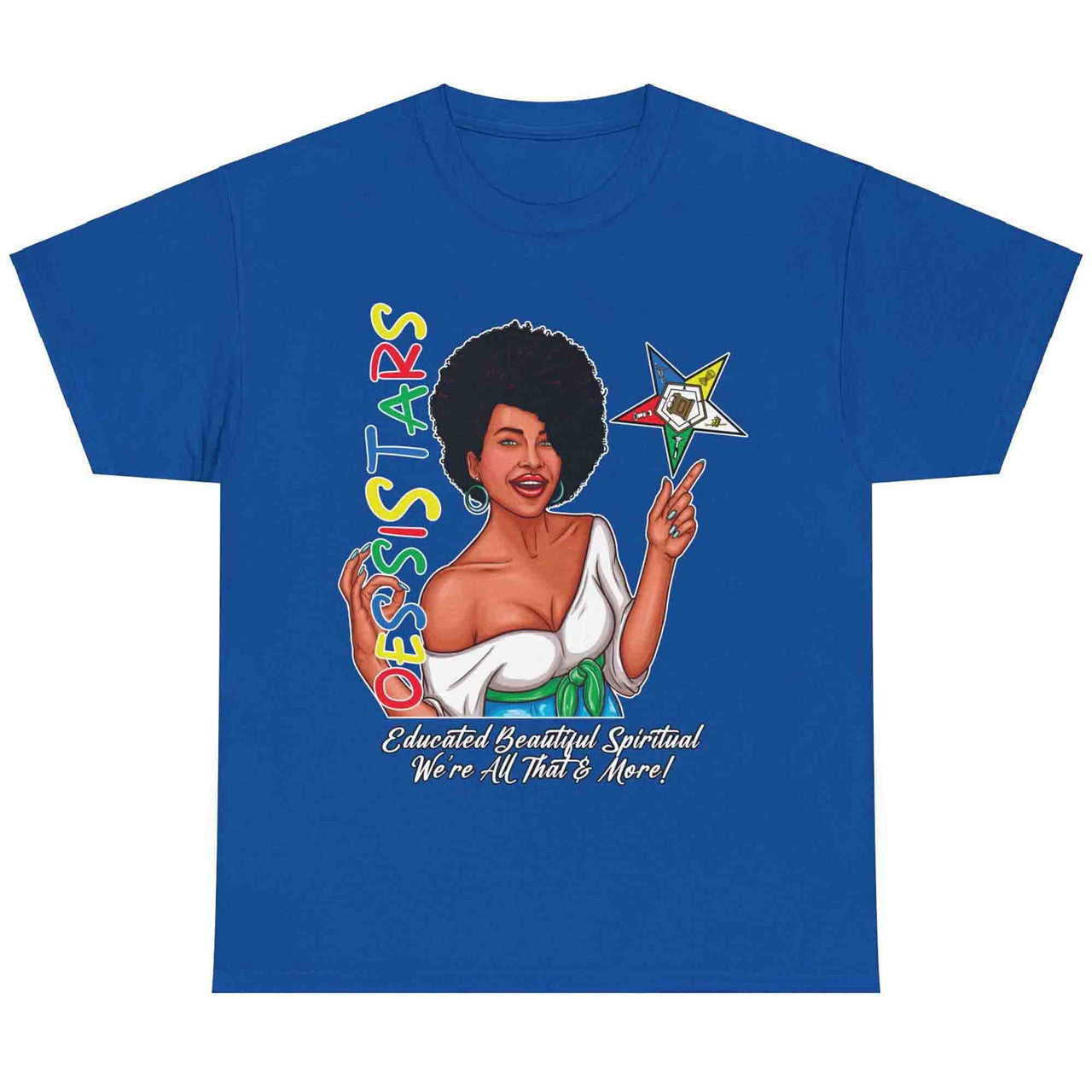 Order Of The Eastern Star OES Ring Diva Sistar of Color T-Shirt - FUKAMASONIC