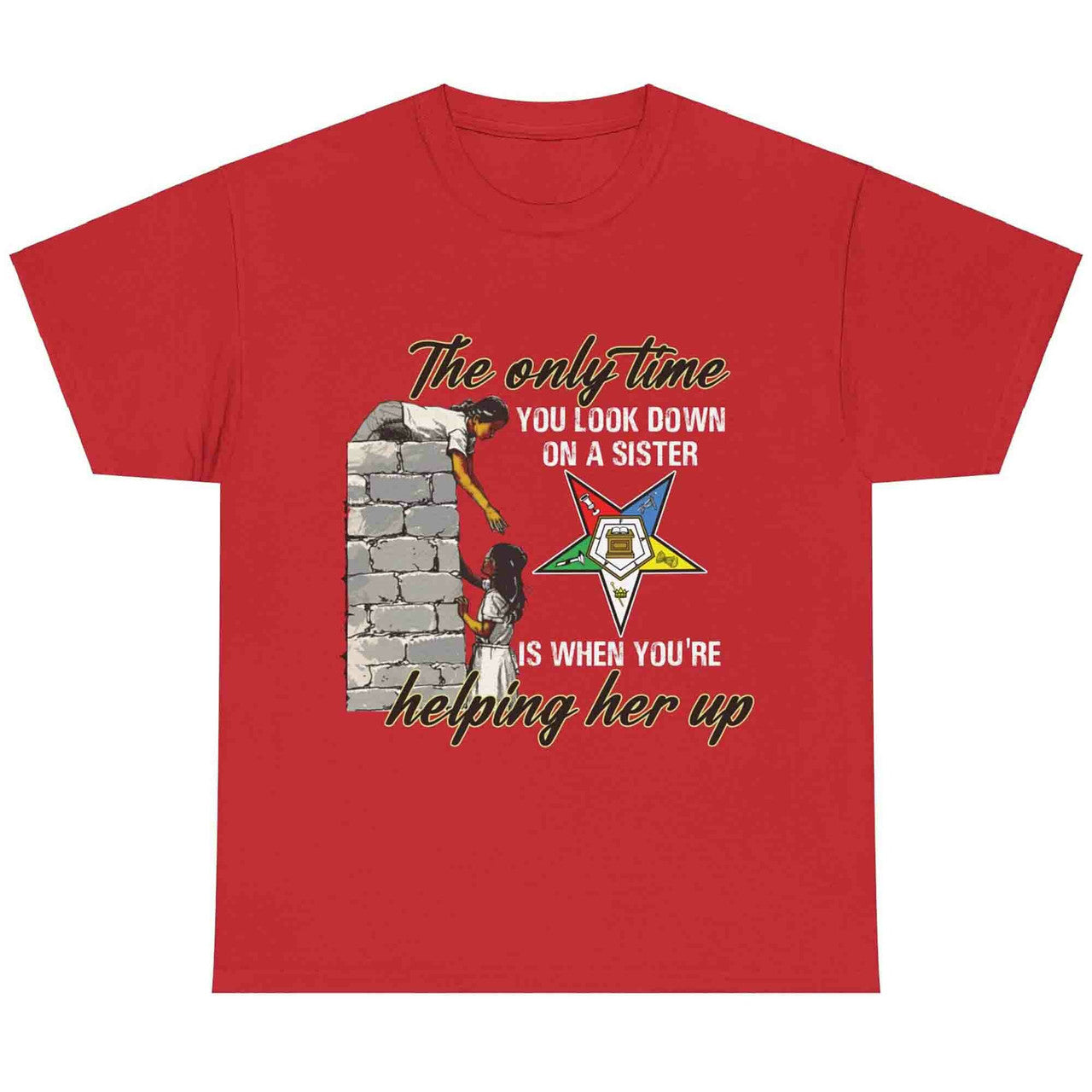 Order Of The Eastern Star OES Ring Diva Sisters of Color T-Shirt - FUKAMASONIC