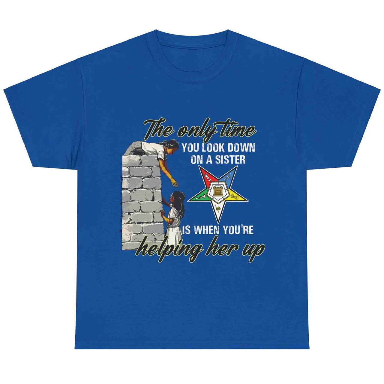 Order Of The Eastern Star OES Ring Diva Sisters of Color T-Shirt - FUKAMASONIC