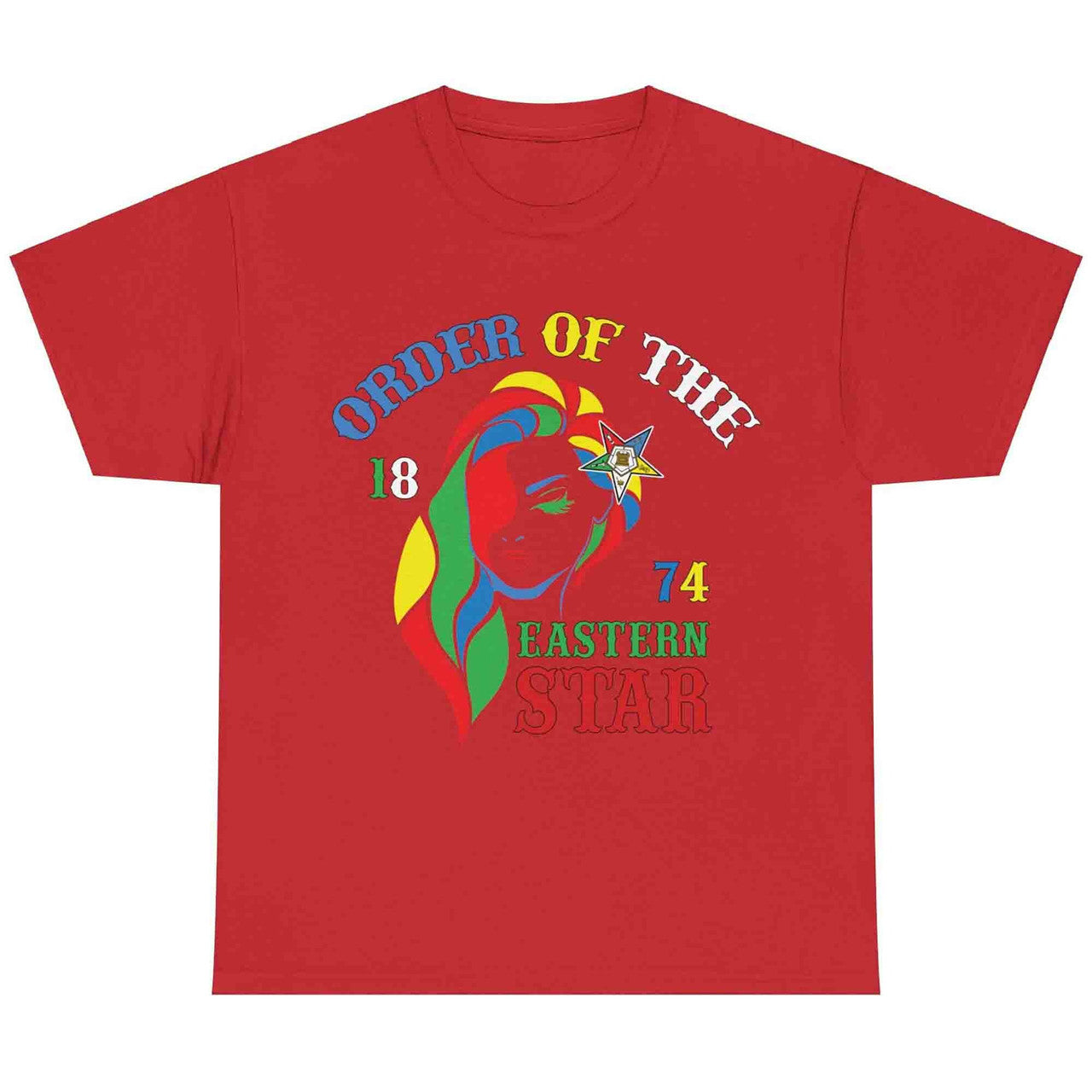 Order Of The Eastern Star OES Ring Diva Sisters of Color 2D T-Shirt - FUKAMASONIC