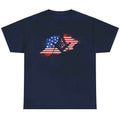 Vintage US Mason Flag Square and Compass Masonic T-Shirt - FUKAMASONIC