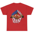 Vintage US Flag Real Mason Square & Compass Masonic T-Shirt - FUKAMASONIC