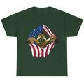 Vintage US Flag Real Mason Square & Compass Masonic T-Shirt - FUKAMASONIC
