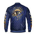 Customized Master Mason Masonic Blue Lodge Varsity Jacket S-5XL - FUKAMASONIC