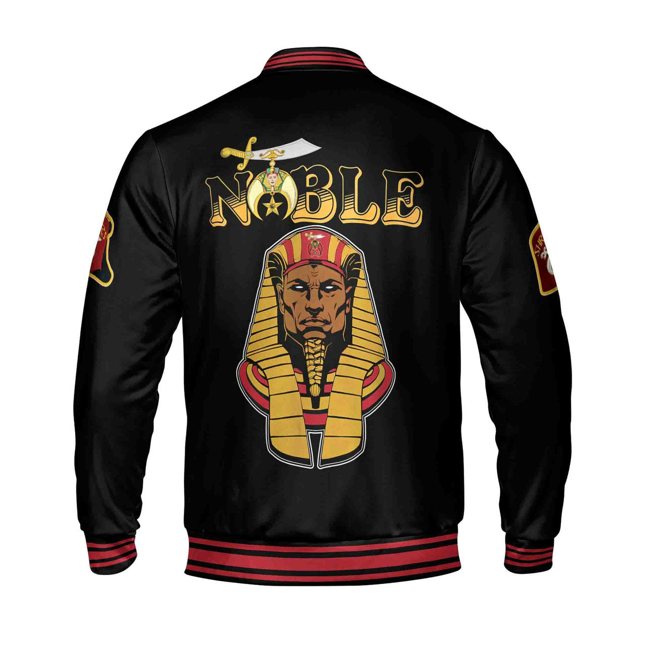 Personalized Freemason Mystic Noble Shriners Varsity Jacket S-5XL - FUKAMASONIC