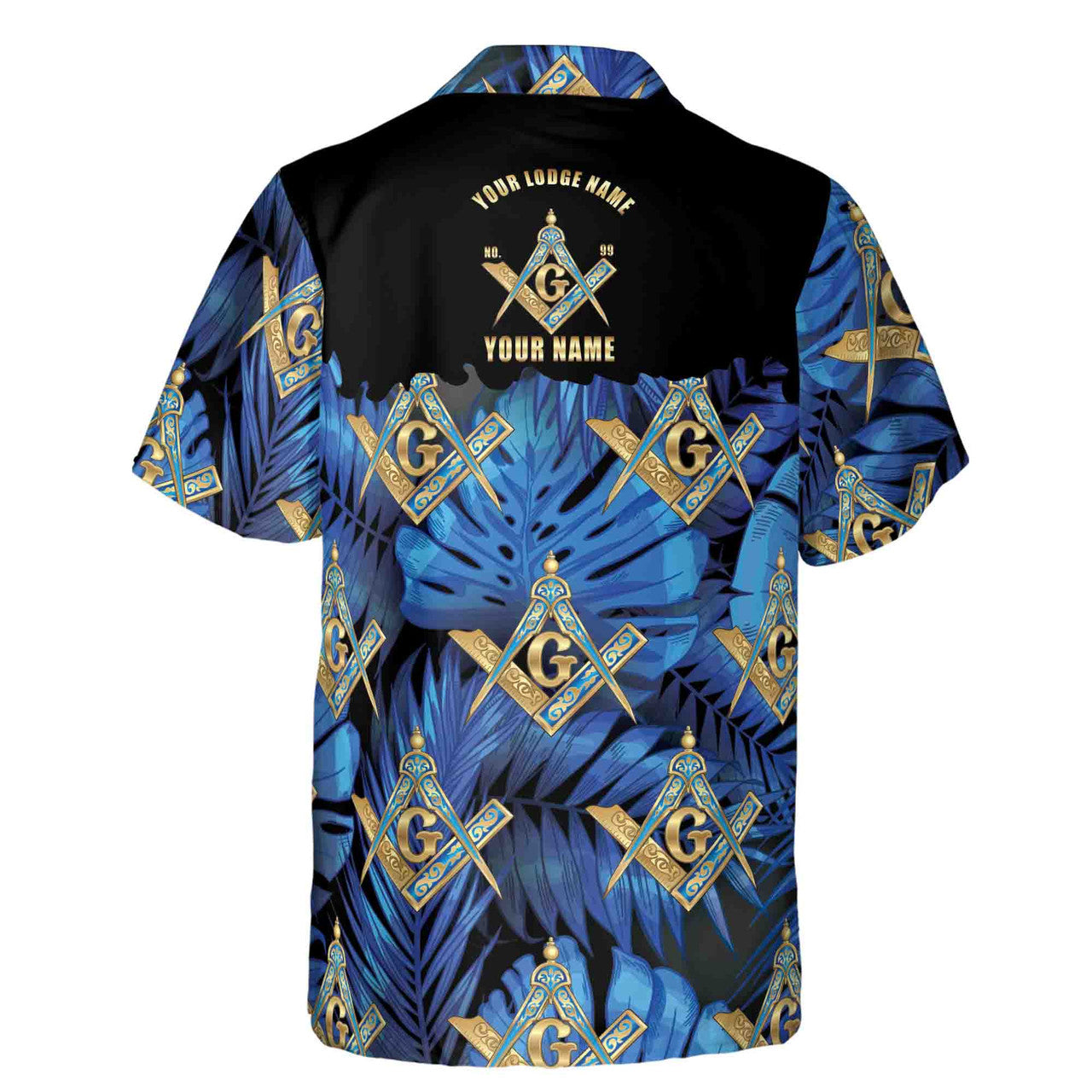 Personalized Freemasonry Master Mason Tropical Palm Tree Hawaiian Shirt S-5XL - FUKAMASONIC