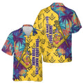 Custom Masonic Freemasonry Hawai Tropical Pattern Hawaiian Shirt S-5XL - FUKAMASONIC