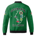 Custom Name Chapter Map Order Of The Eastern Star OES Mason Unisex Bomber Jacket S-5XL - FUKAMASONIC