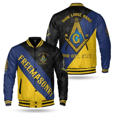 Personalized Name Freemasonry Brother Keeper Masonic 3D Baseball Jacket Size S-5XL