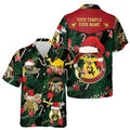 Custom Name Shriners Nobles Merry Christmas Hawaiian Shirt S-5XL - FUKAMASONIC