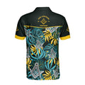 Customize Name Masonic Freemasonry Lodge Tropical Plants Men's Polo Shirt S-5XL - FUKAMASONIC