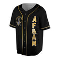 Custom Name Logde Name AF&AM Masonic Freemasonry3D Baseball Jersey Size S-5XL - FUKAMASONIC