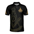 Custom Lodge Name Number Masonic Past Master Sun Freemason 3D Polo Shirt S-5XL - FUKAMASONIC