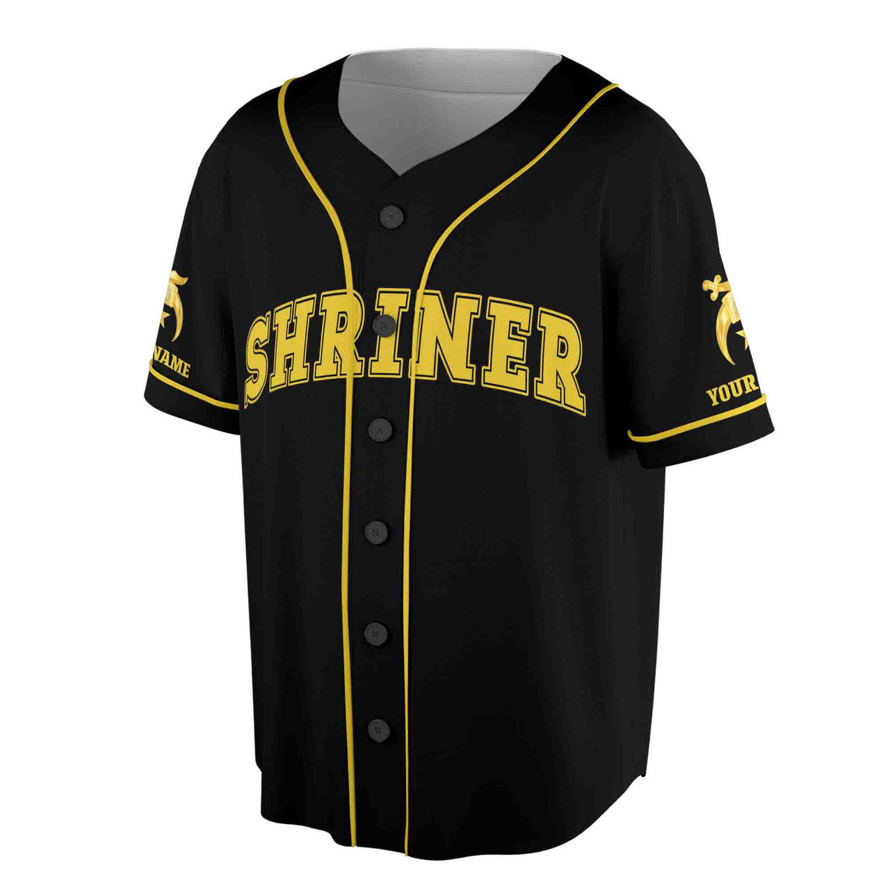 Customize Temple Nobles Mystic Shrine Baseball Jersey Shirt S-5XL - FUKAMASONIC