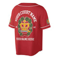 Custom Name Court Order of the Amaranth Emblem OES Unisex Baseball Jersey S-5XL - FUKAMASONIC
