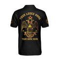 Custom Scottish Rite 33 Degree Emblem Design Masonic Men's Polo Shirt S-5XL - FUKAMASONIC
