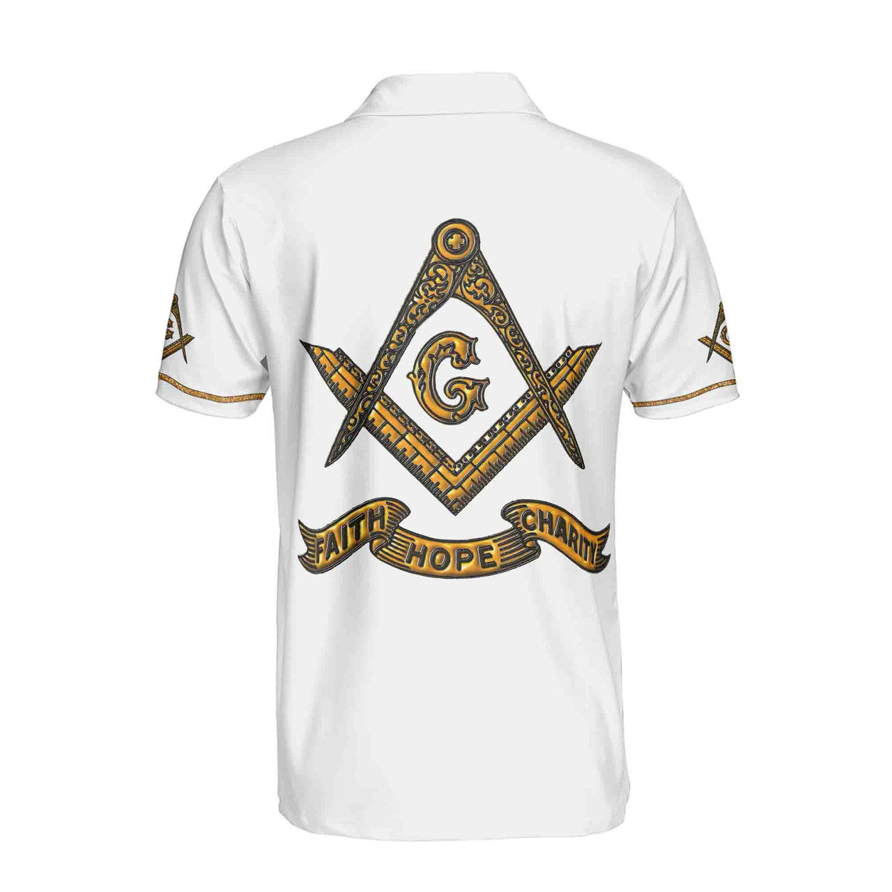 Customize Name, Lodge Name and Number Men Freemasonry 3D All Over Print Polo Shirt Size S-5XL - FUKAMASONIC
