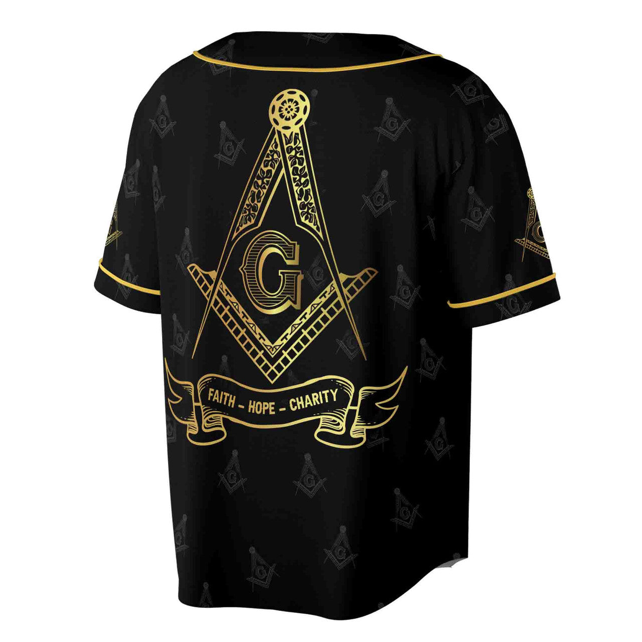 Customize Name Lodge Name Prince Hall PHA Freemasonry Masonic Baseball Jersey S-5XL - FUKAMASONIC