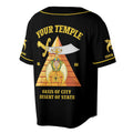 Customize Temple Nobles Mystic Shrine Baseball Jersey Shirt S-5XL - FUKAMASONIC