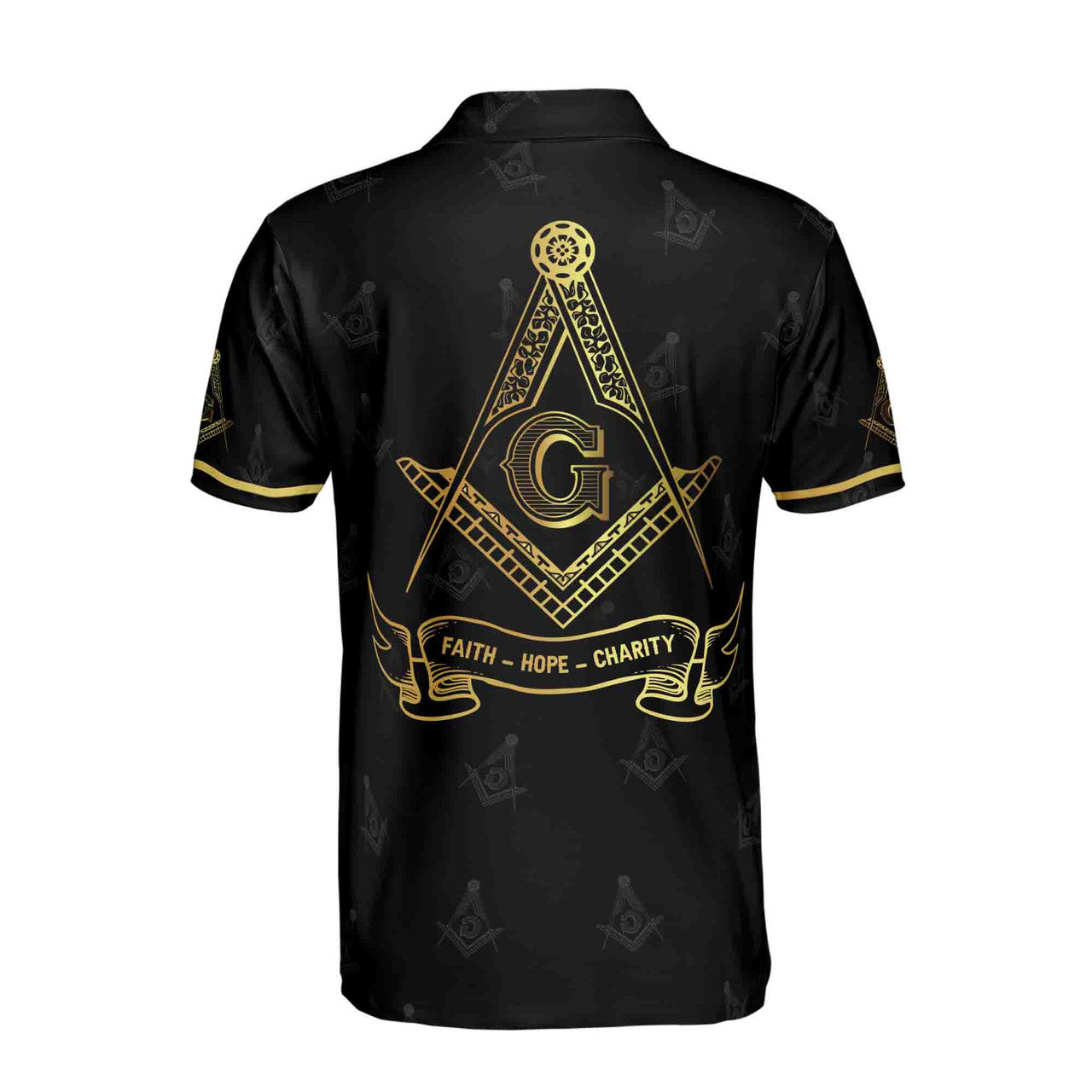 Customize Name Lodge Name Prince Hall PHA Freemasonry Masonic Men's Polo Shirt S-5XL - FUKAMASONIC