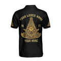 Custom Lodge Name Number Masonic Past Master Sun Freemason 3D Polo Shirt S-5XL - FUKAMASONIC