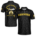 Custom Name Temple Shriners Noble Ancient Egypt Freemason Men's Polo Shirt S-5XL - FUKAMASONIC