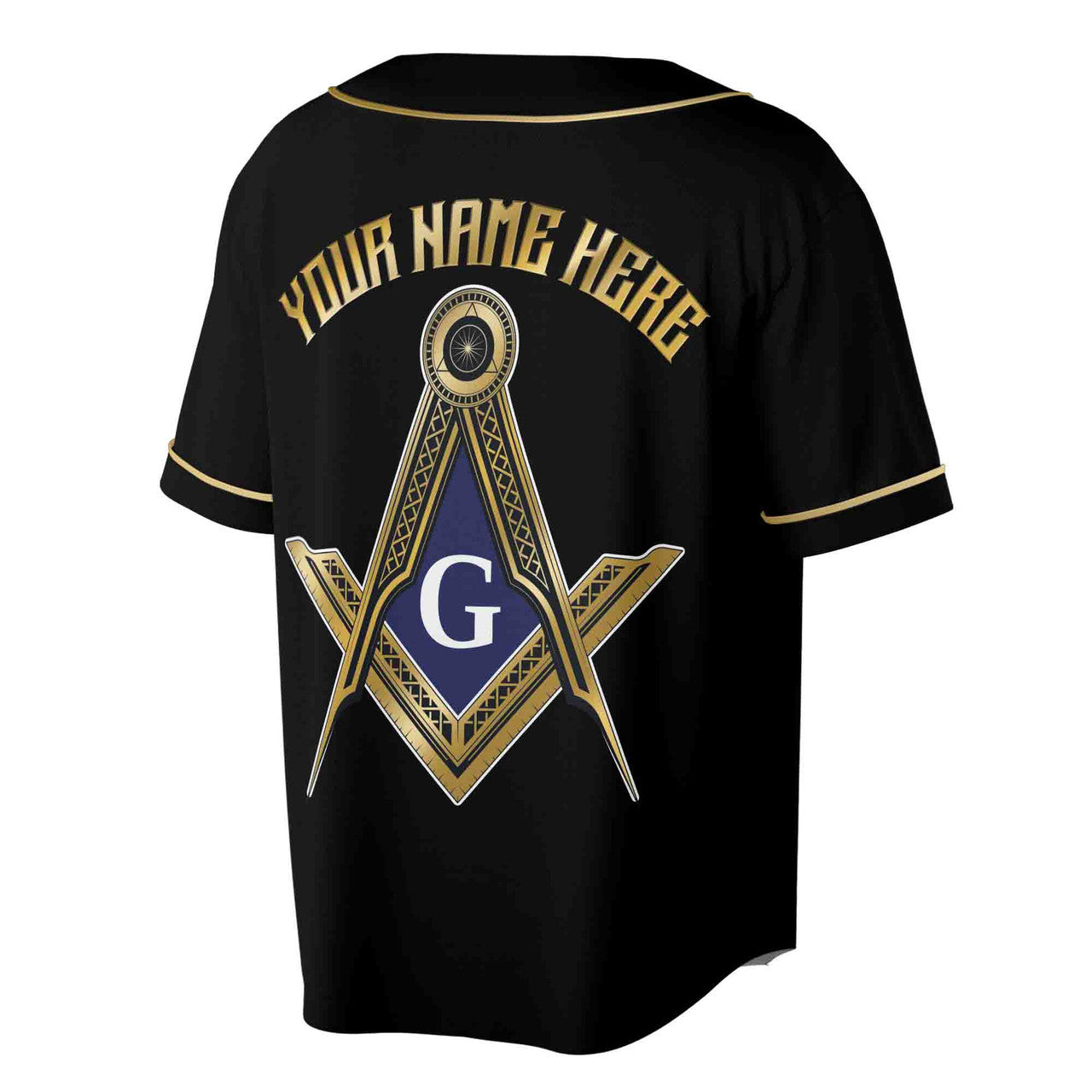 Custom Name Logde Name AF&AM Masonic Freemasonry3D Baseball Jersey Size S-5XL - FUKAMASONIC
