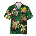 Custom Nobles Merry Christmas 3D All Over Print Hawaiian Shirt Size S-5XL - FUKAMASONIC