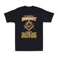 It's Not A Secret Charity Freemason Masonic Master Freemasonry Men's T-Shirt