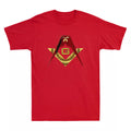 Masonic Shriner Funny Graphic Logo Vintage Men's Short Sleeve T-Shirt Cotton Tee - FUKAMASONIC
