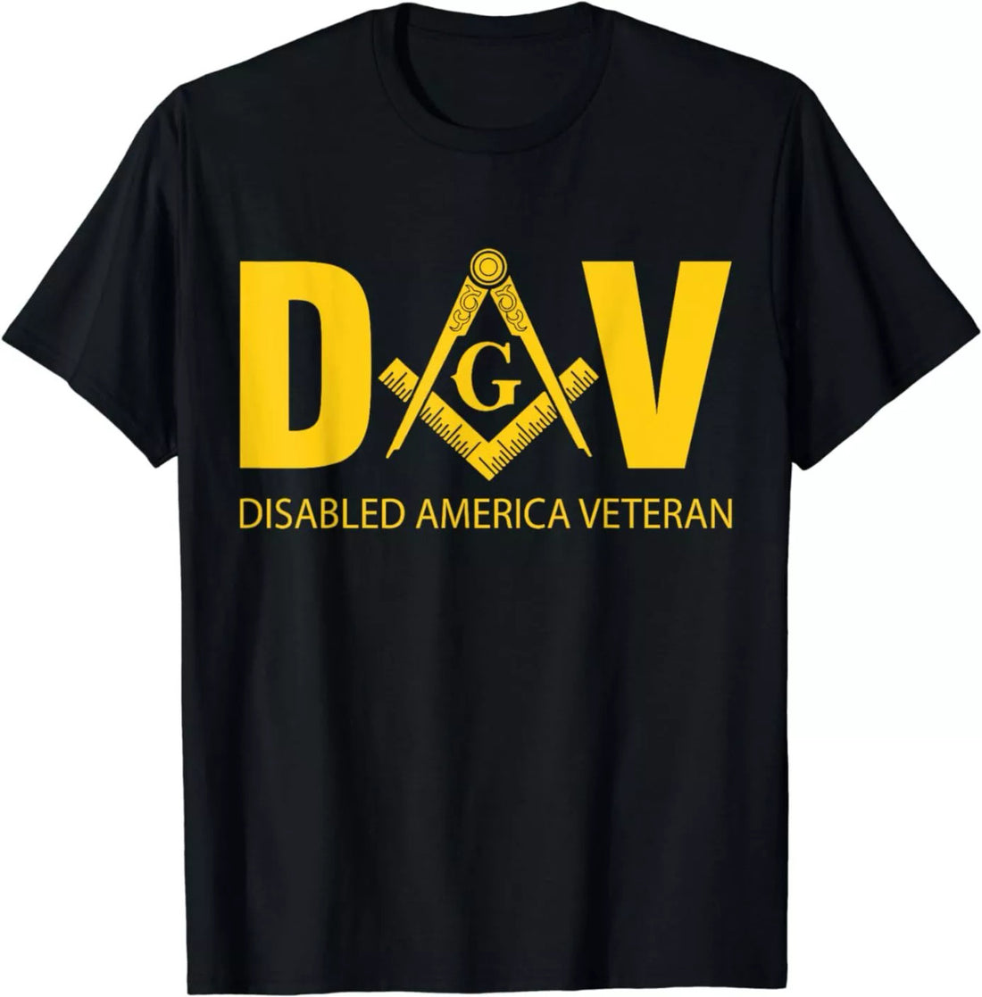 Masonic Disable America Veteran Masons Father Day Gift Idea T-Shirt