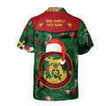 Custom Nobles Merry Christmas 3D All Over Print Hawaiian Shirt Size S-5XL - FUKAMASONIC