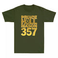 Masonic Prince Hall Mason 357 Square Compass Freemason Quote Retro Men's T-Shirt - FUKAMASONIC
