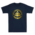 Masonic Past Master Jewel F & AM Square &Compass Freemason Novelty Men's T-Shirt - FUKAMASONIC