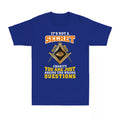 It's Not A Secret Charity Freemason Masonic Master Freemasonry Men's T-Shirt - FUKAMASONIC
