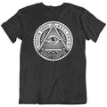 Freemason Symbol Illuminati Eye Pyramid Novus Ordo Seclorum T-Shirt Tee Gift New - FUKAMASONIC