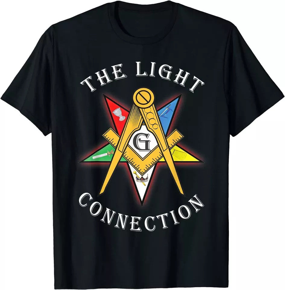 OES Mason The Light Connection Star Square Parents' Day Gift T-Shirt
