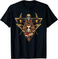 Masonic Mason Square Compass Owl Books Tee T-Shirt